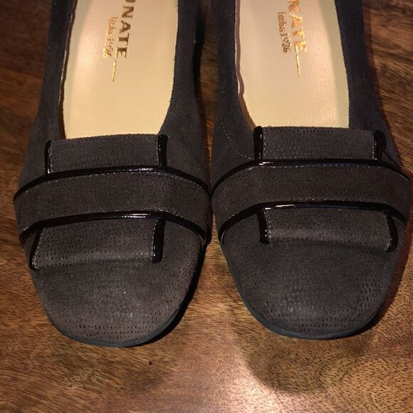 Brunate Gray Suede Iguano Moro Softlack Women’s low heels size 38 (US size 7) - Picture 5 of 10